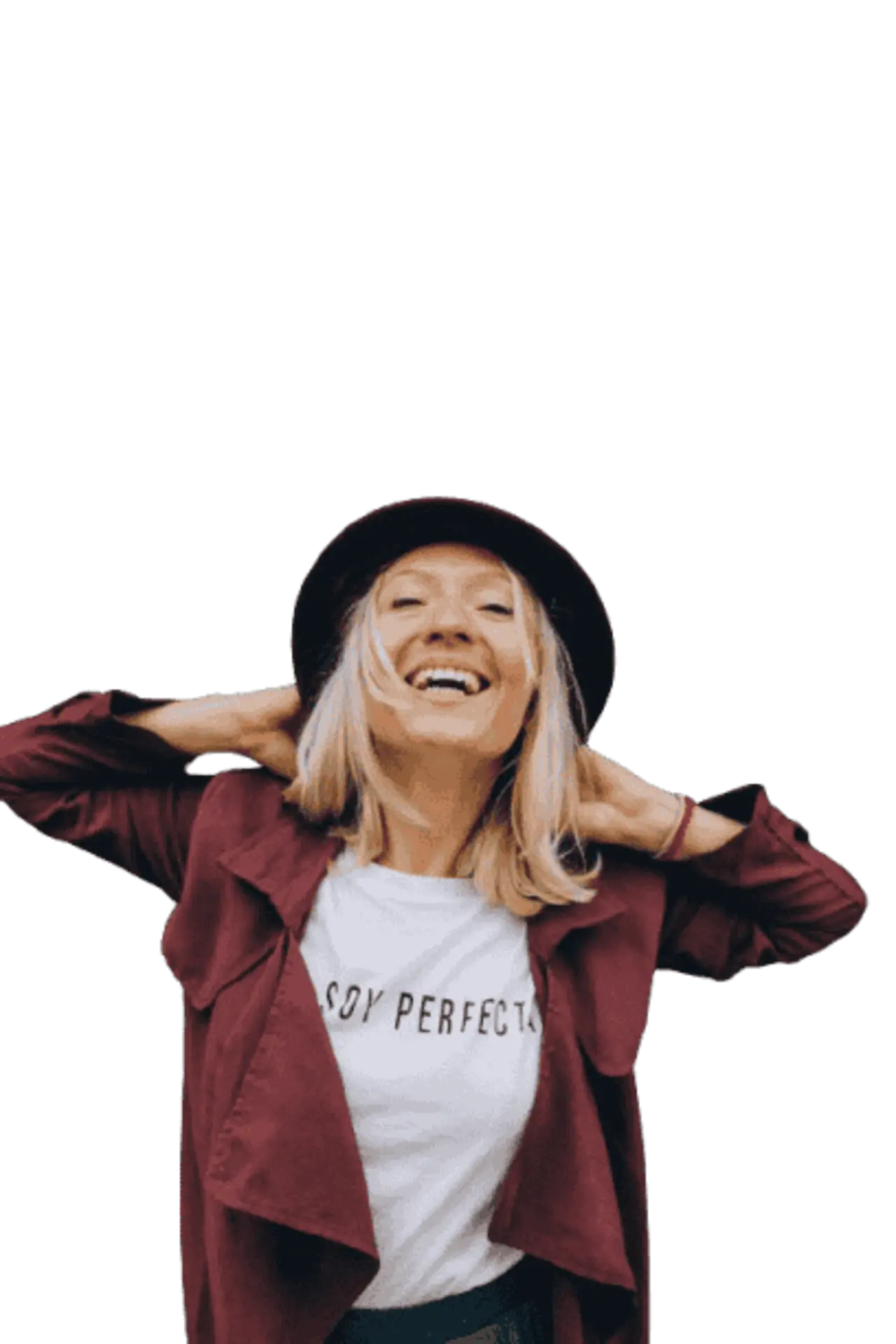 A happy woman